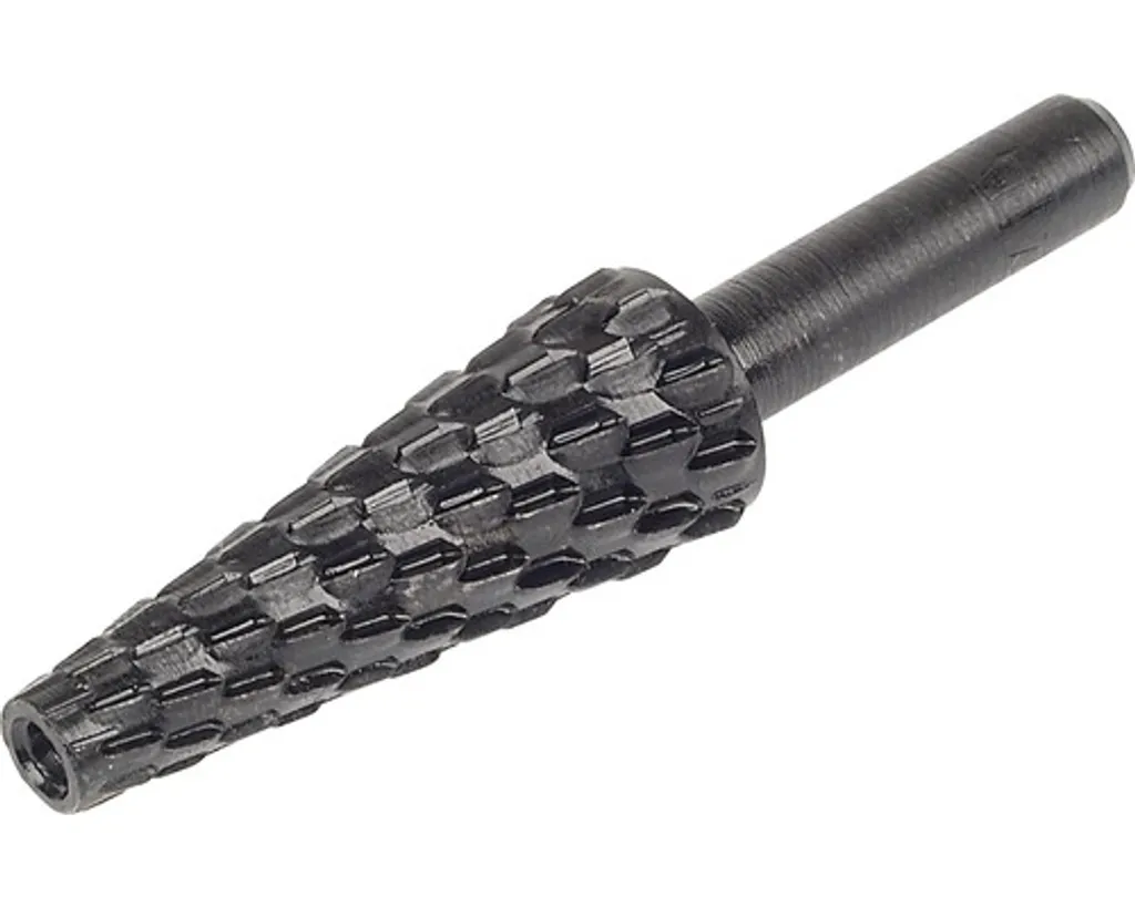 wolfcraft 2535000 (L) Raspa, metallo, conica, albero 6,35 mm PACK 1, 12x30mm