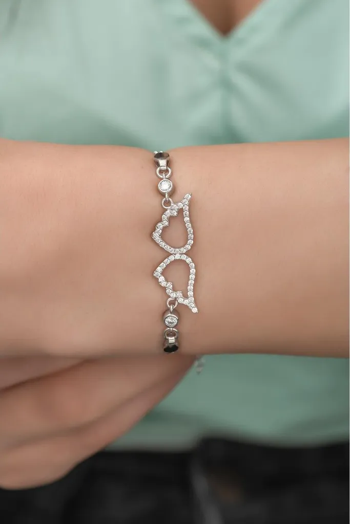 Bracelet Argent Femme Ailes d'Ange : Cadeau Idéal pour Anniversaire
