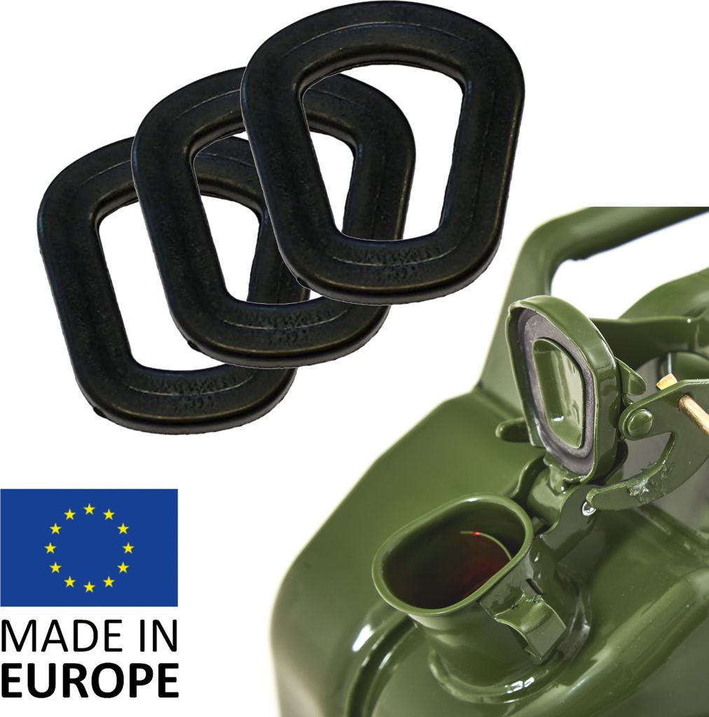 BW 3x Ersatzdichtung für Ausgießer für Kraftstoffkanister Metall Benzinkanister - 3 Stück - Europe