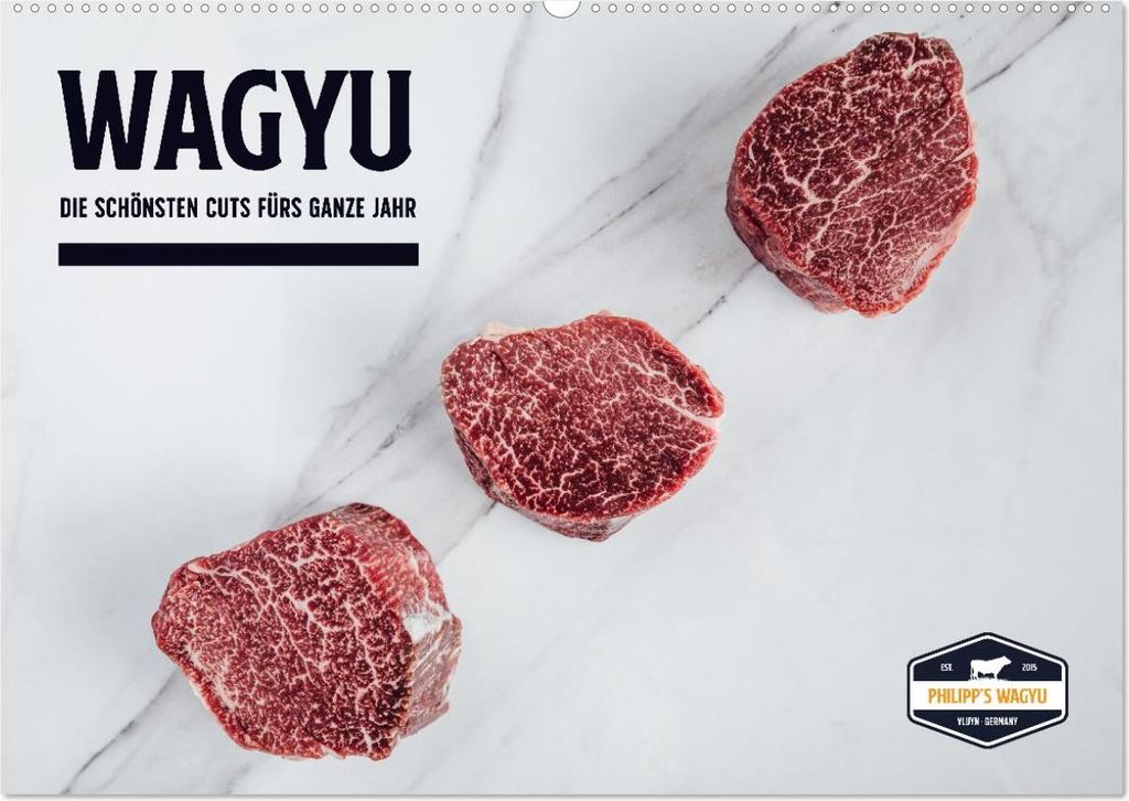 WAGYU (Wandkalender 2026 DIN A2 quer), CALVENDO Monatskalender