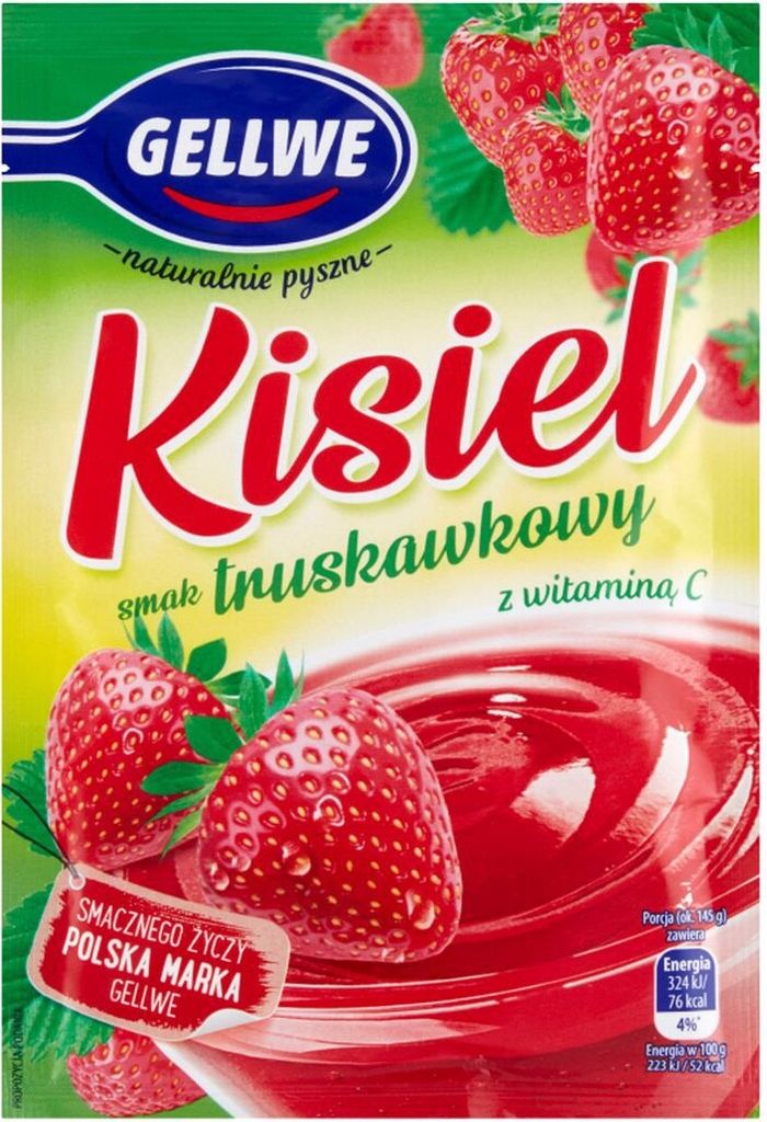 Gellwe Kisiel Smak Truskawkowy 38 G Zdjęcie produktu 