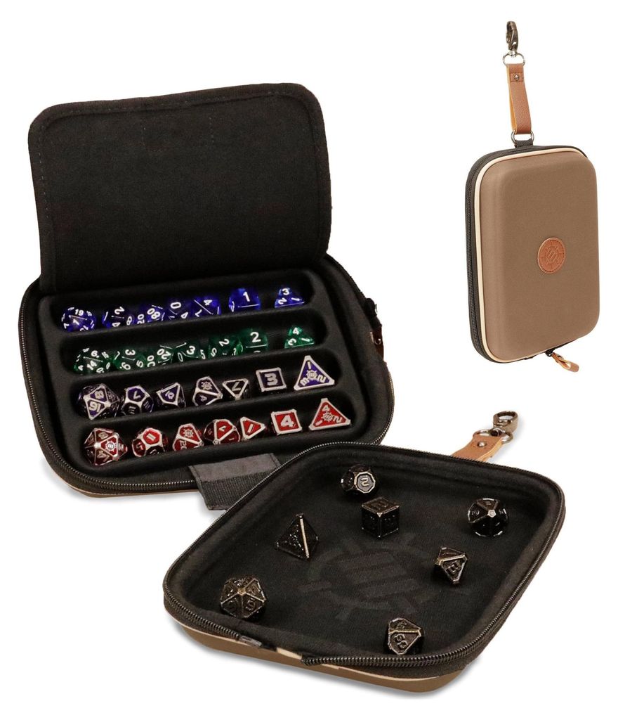 Enhance Brettspiel Würfeltasche Designer Edition Beige