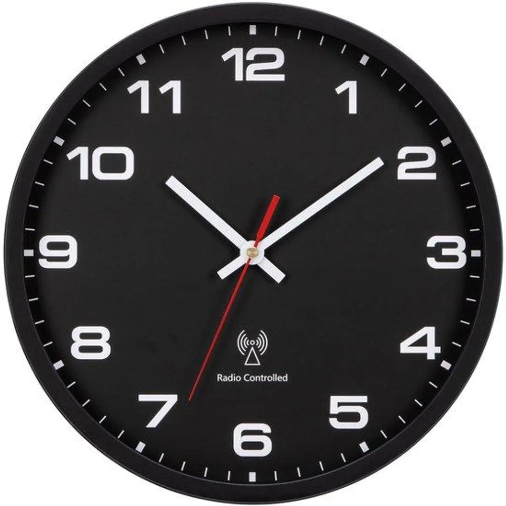 Horloge murale pour salon et chambre, modèle 30 cm à piles style contemporain