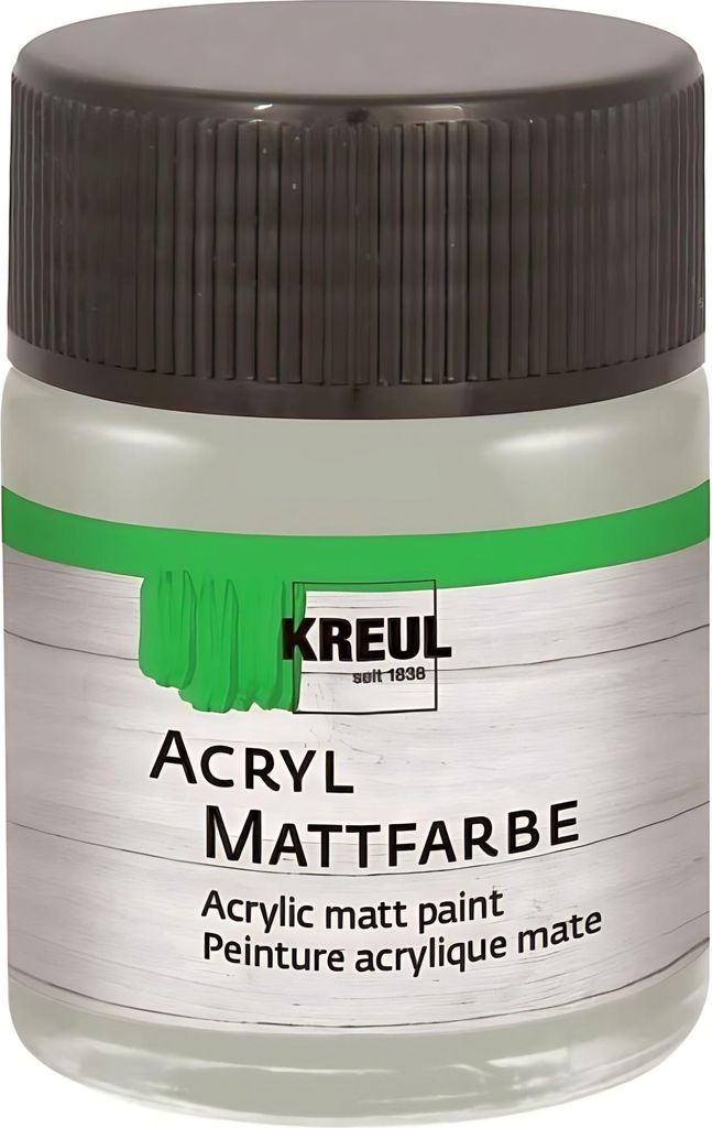 KREUL Acryl Mattfarbe Silber 50 ml