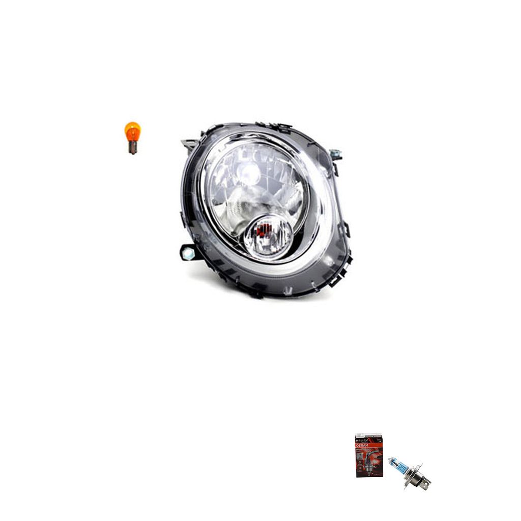 Johns, Scheinwerfer + Osram Night Breaker Laser passend für BMW Mini R55 56 57 58 Rech. 63122751872 2751872