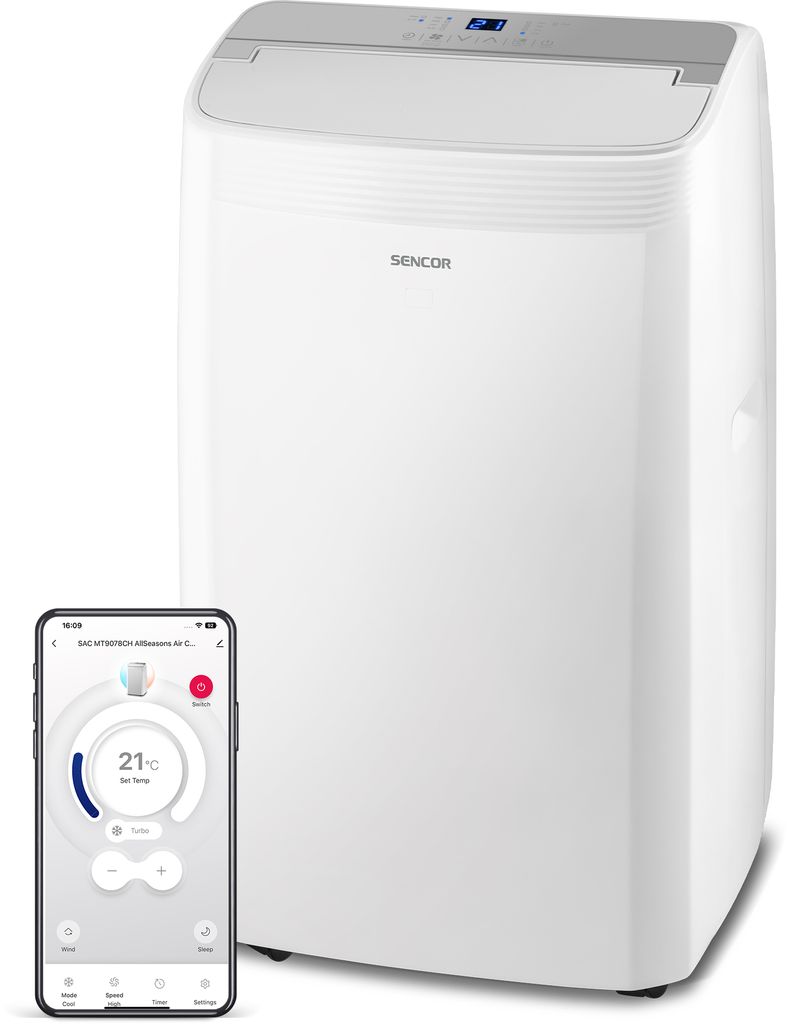 SENCOR SAC MT9078CH Mobilní klimatizace s Wi-Fi Obrázek produktu 