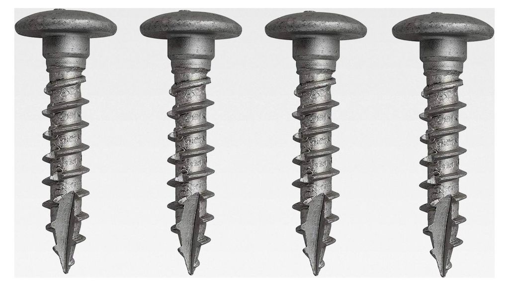 Pfostenschrauben 8x40 mm für Eindrehanker, 4 Stück