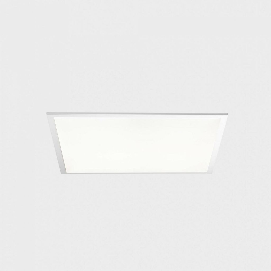 KOHL LIGHTING CHESS K-SELECT Einbauleuchte mit Rahmen 595 x 595 mm, 40 W, CRI 80, 3 CCT 3000 K–4000 K–5700 K, 1,10 V