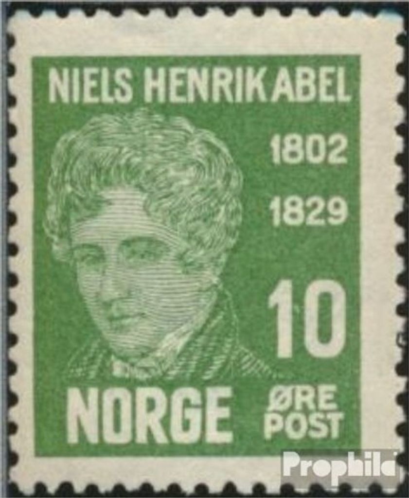 Briefmarken Norwegen 1929 Mi 150 postfrisch Abel