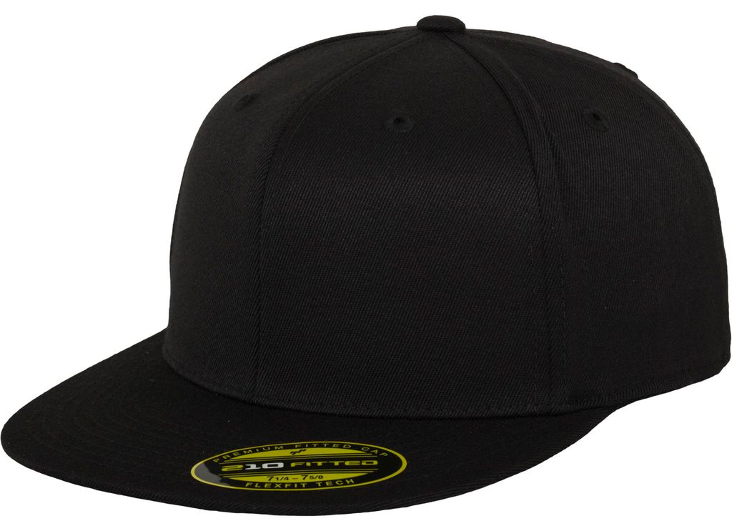 Flexfit 210 Premium Flat Flatcap L/XL schwarz Image du produit 