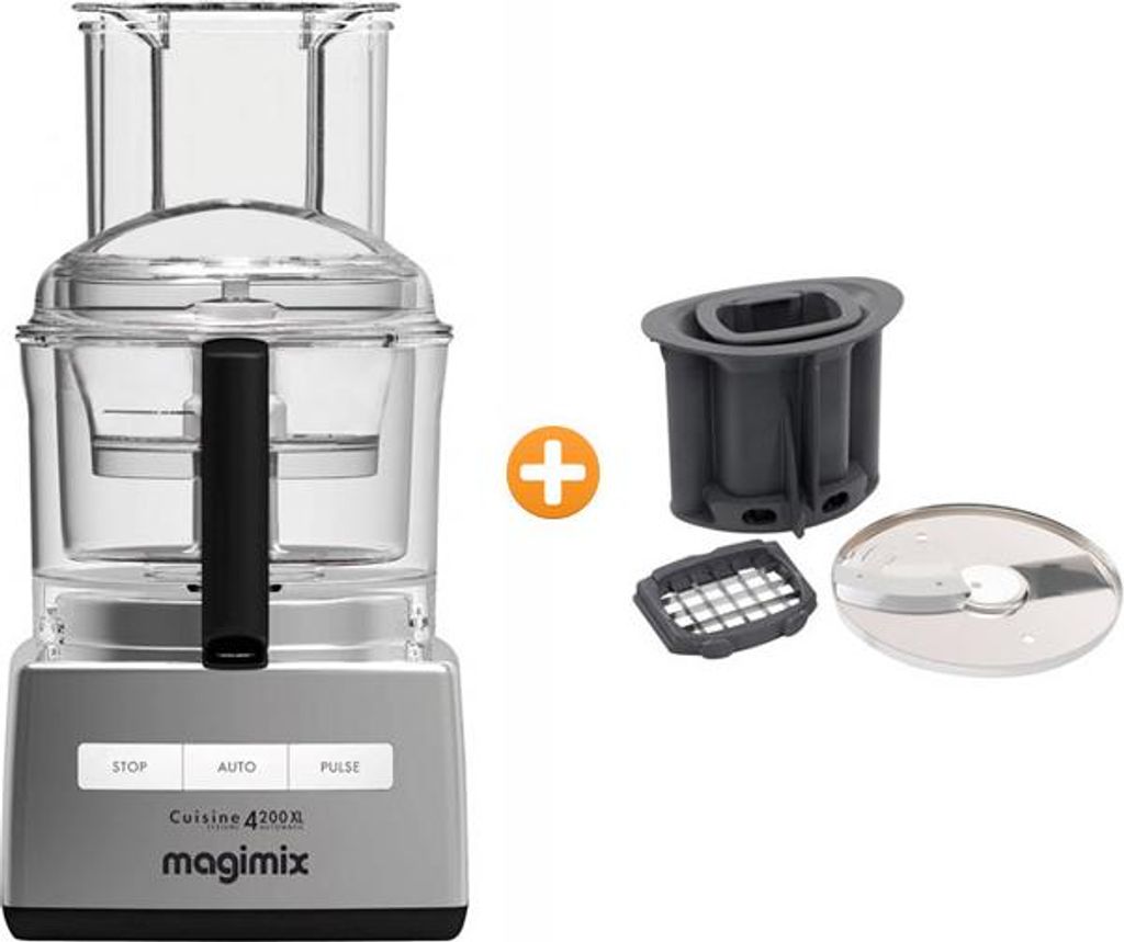 Magimix Compact C.S. 4200 XL, chroom, mat afwerking Productafbeelding 