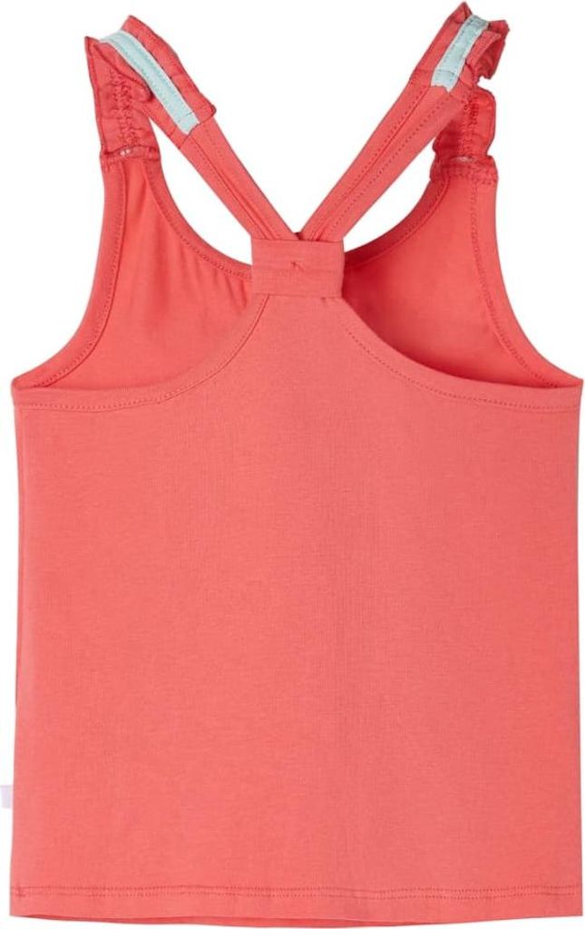 vidaXL Kinder-Tanktop Korallenrosa 116