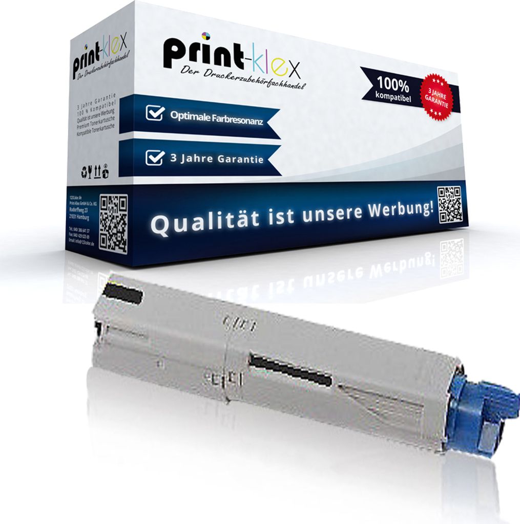 Kompatible Tonerkartusche für OKI C 3450 C 3450 N C 3600 C 3600 N C 3600 Series 43459332 Black Schwarz - Office Pro Serie