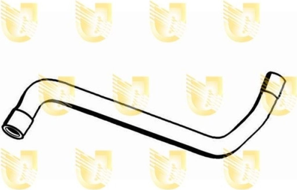 1 Kühlerschlauch UNIGOM W5098 für SEAT VW, für Fahrzeuge mit Klimaanlage, oben