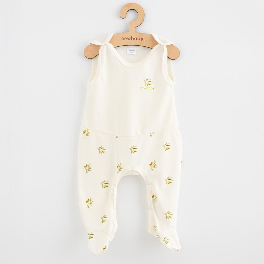 Baby-Strampler aus Baumwolle New Baby Olives, Gr. 74 (6-9m)