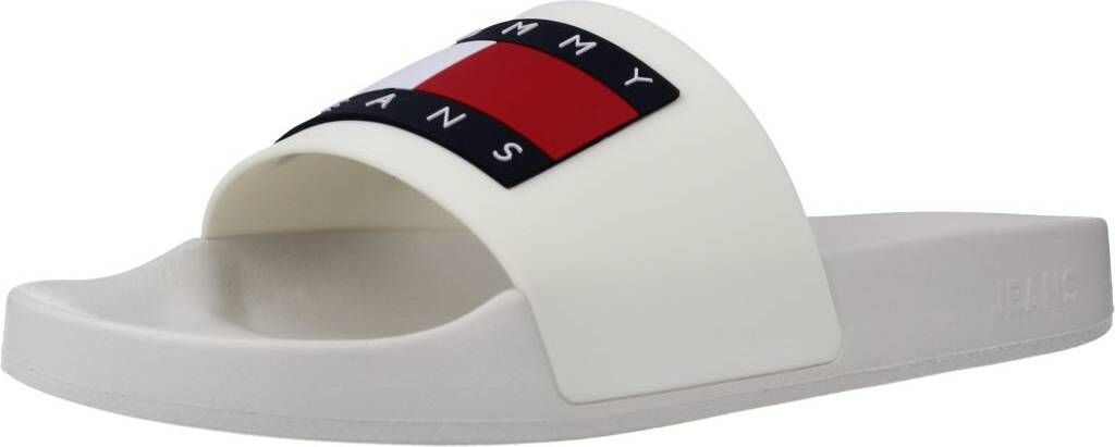 TOMMY HILFIGER JEANS Pantoffel Meer oder Pool Pantoffel mit Logo Artikel EN0EN01889 Tommy Jeans Flag Pool Pantoffel, EUR 36 - UK 3,5 - USA 6 - CM 2...