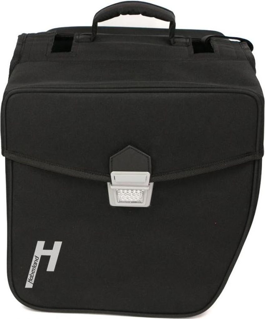 Haberland Sacoche double 31 litres, couleur noire - sacoche Image du produit 