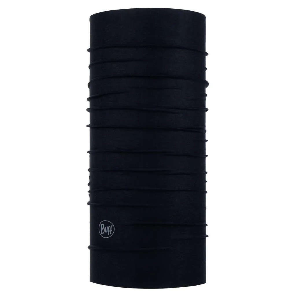 BUFF Original Ecostretch Solid Navy 787 : Tour de cou doux, anti-vent