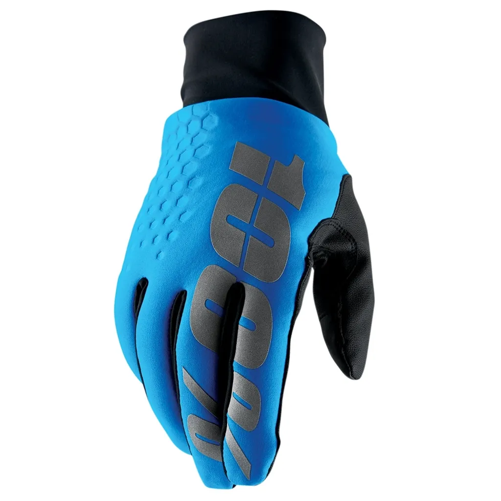Gants de Vélo Hiver Imperméables 100% Hydromatic Brisker XL Cyan