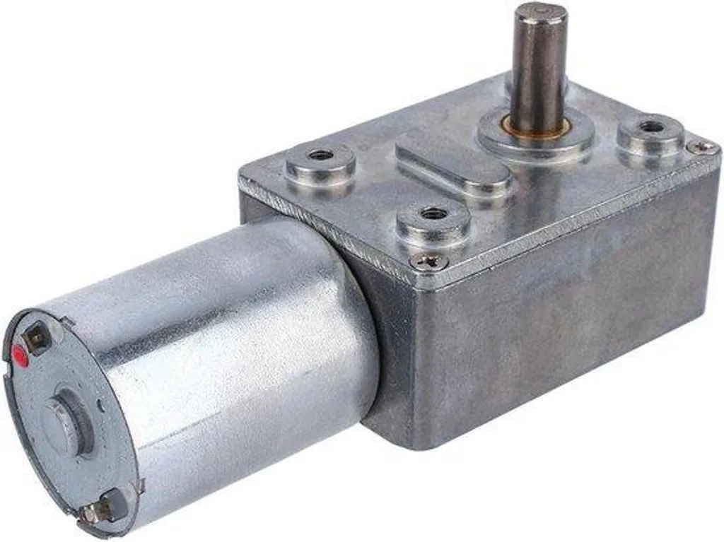 Moteur à vis sans fin 12V 10 tr/min avec système d'autoblocage