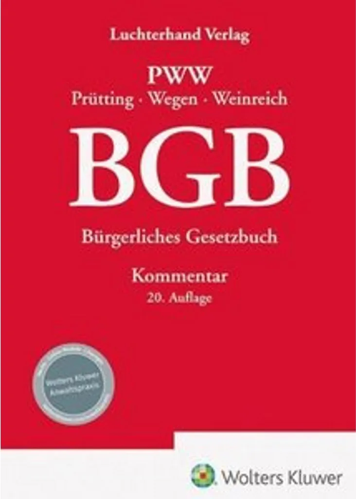 BGB Commentaire avec Annotations Jurisprudentielles et Index Complet