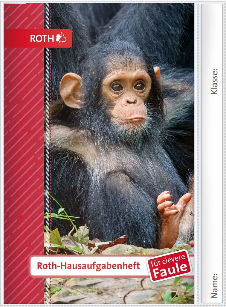 Hausaufgabenheft - Kids und Tiere für clevere Faule, A5, Produktbild 