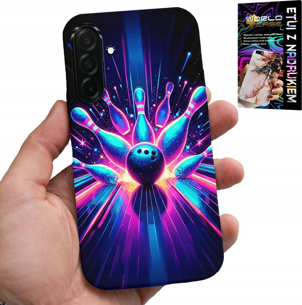 Hülle Für Samsung Galaxy A36 5G - Bowling Strike Cover, Rückseite