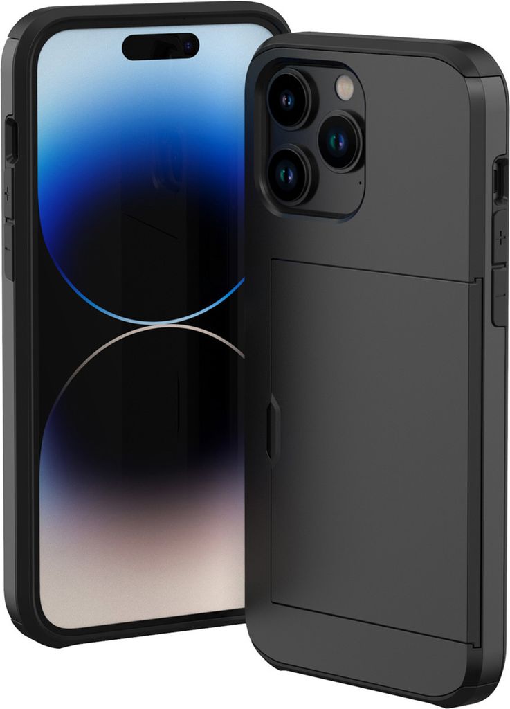 imoshion Backcover mit Kartenfach iPhone 14 Pro Max - Schwarz
