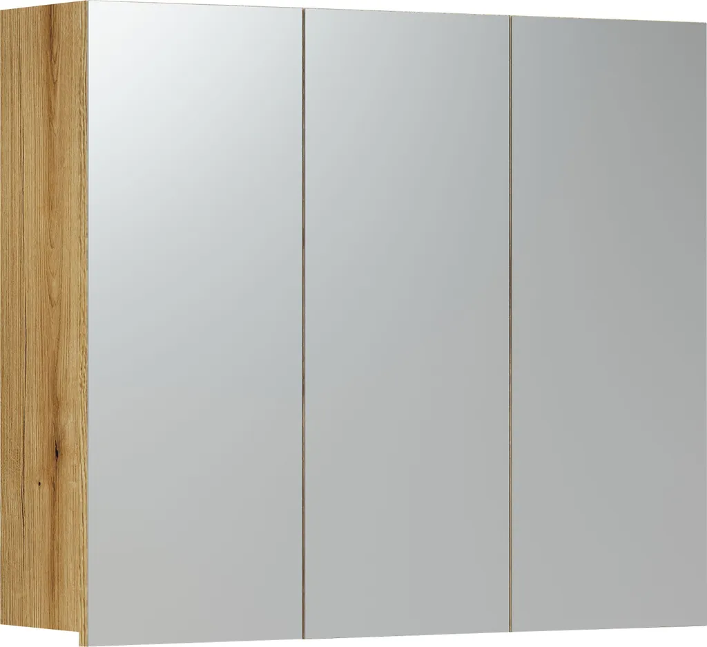 Gagnez de la place : Armoire miroir Pure Bliss chêne 80x67x17 cm