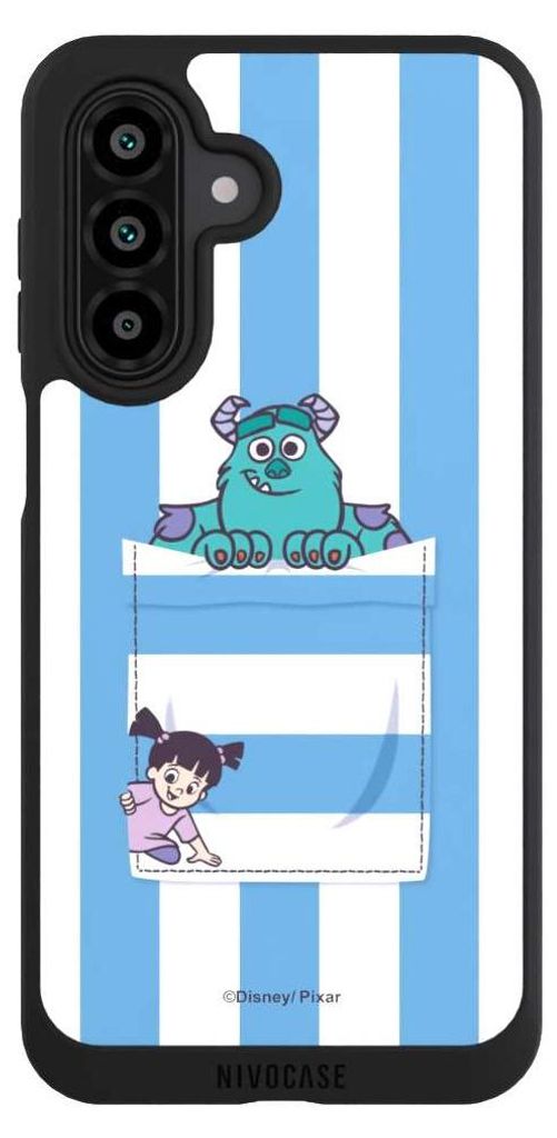 NIVOCASE Handyhülle für Samsung Galaxy A17 5G Hülle NIVOpure Case Schwarz Disney Pixar Fanartikel Die Monster AG
