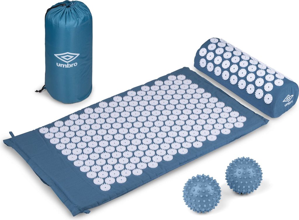 Mata do akupresury Umbro z poduszką i piłką do masażu - Zdjęcie produktu 