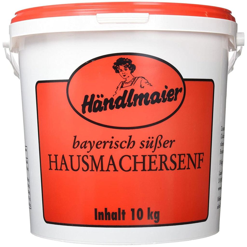 Händlmaiers senape fatta in casa dolce in un secchio Senza Immagine del prodotto 