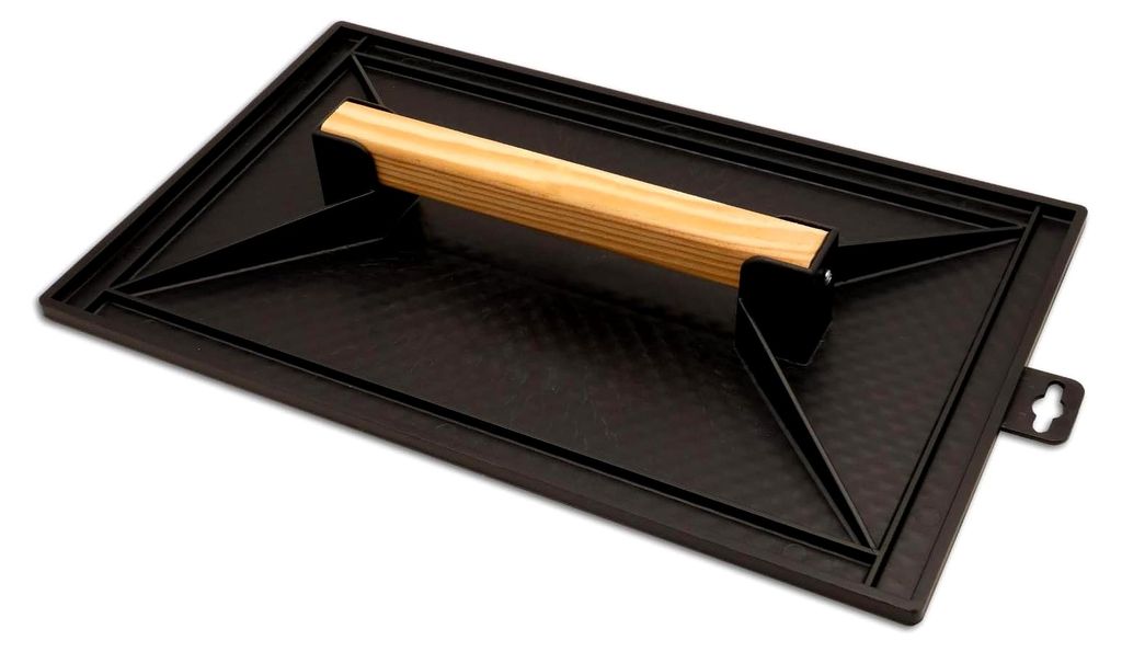 Reibebrett PS 420x260mm mit Holzgriff - zum Glätten von Putz und Außenputz