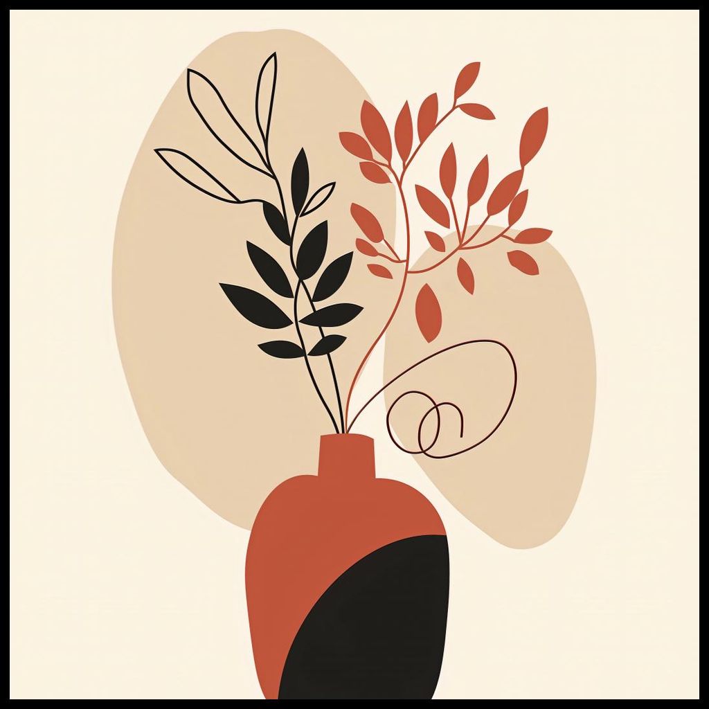 Poster 70x70cm Wärme der heimischen Atmosphäre