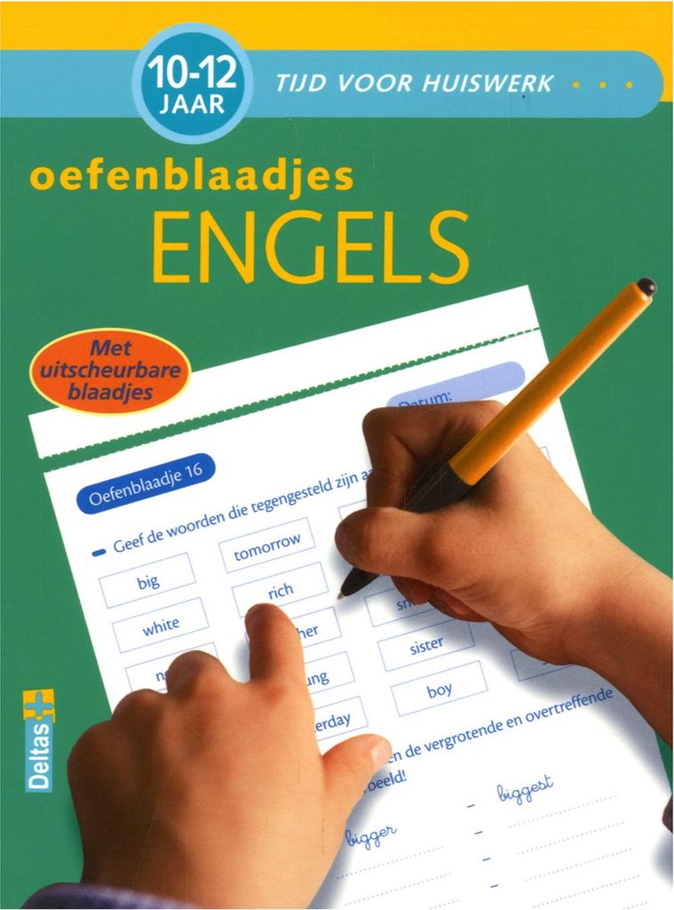 Deltas Zeit für Hausaufgaben-Übungsblätter Englisch 10-12 Jahre