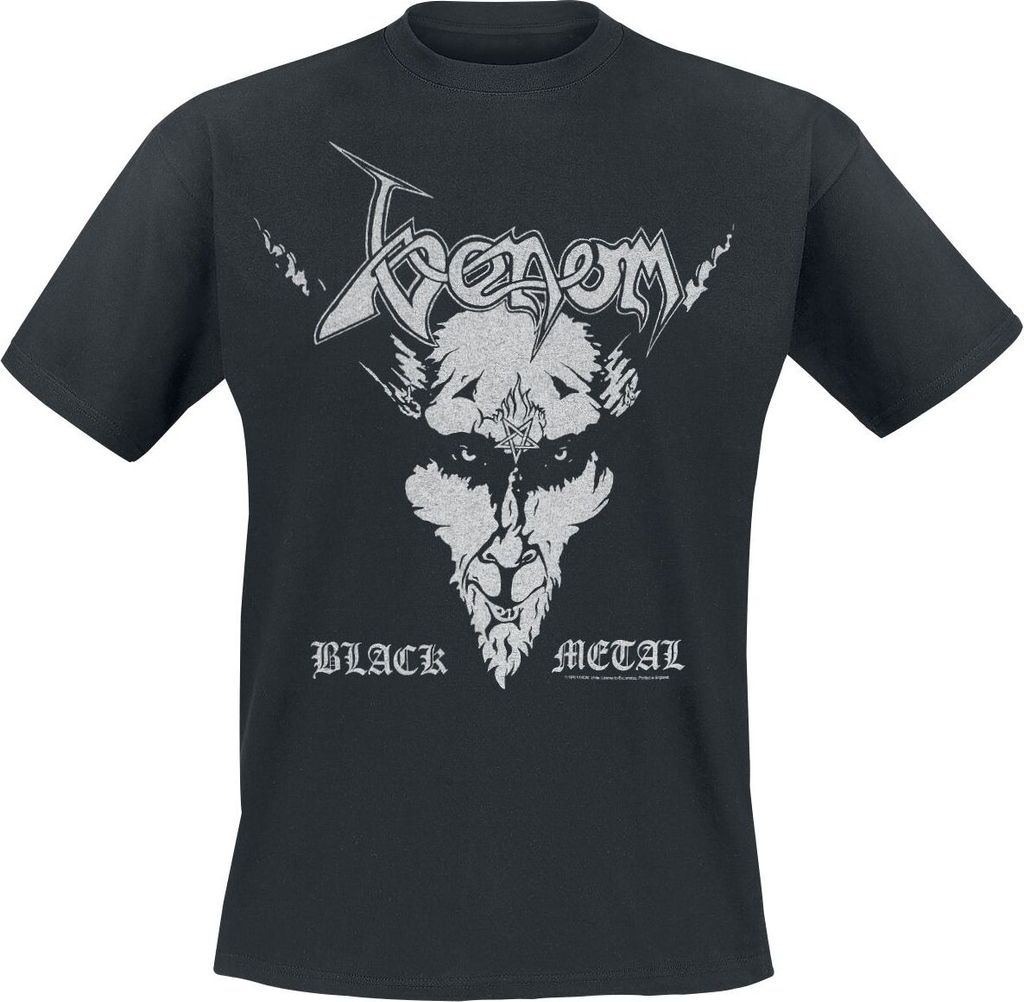 Venom T-Shirt Herren Black metal schwarz Band-Merch, Bands 100% Baumwolle XXL