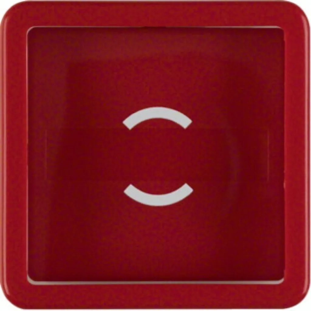 Berker 1295 Pièce Centrale Rouge pour Identifier vos Commandes Électriques