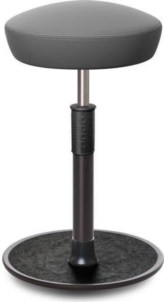 Sitz- Stehhocker Free Tall Hutsitz skai Dynactiv Makari 160 Grau schw. /schw..