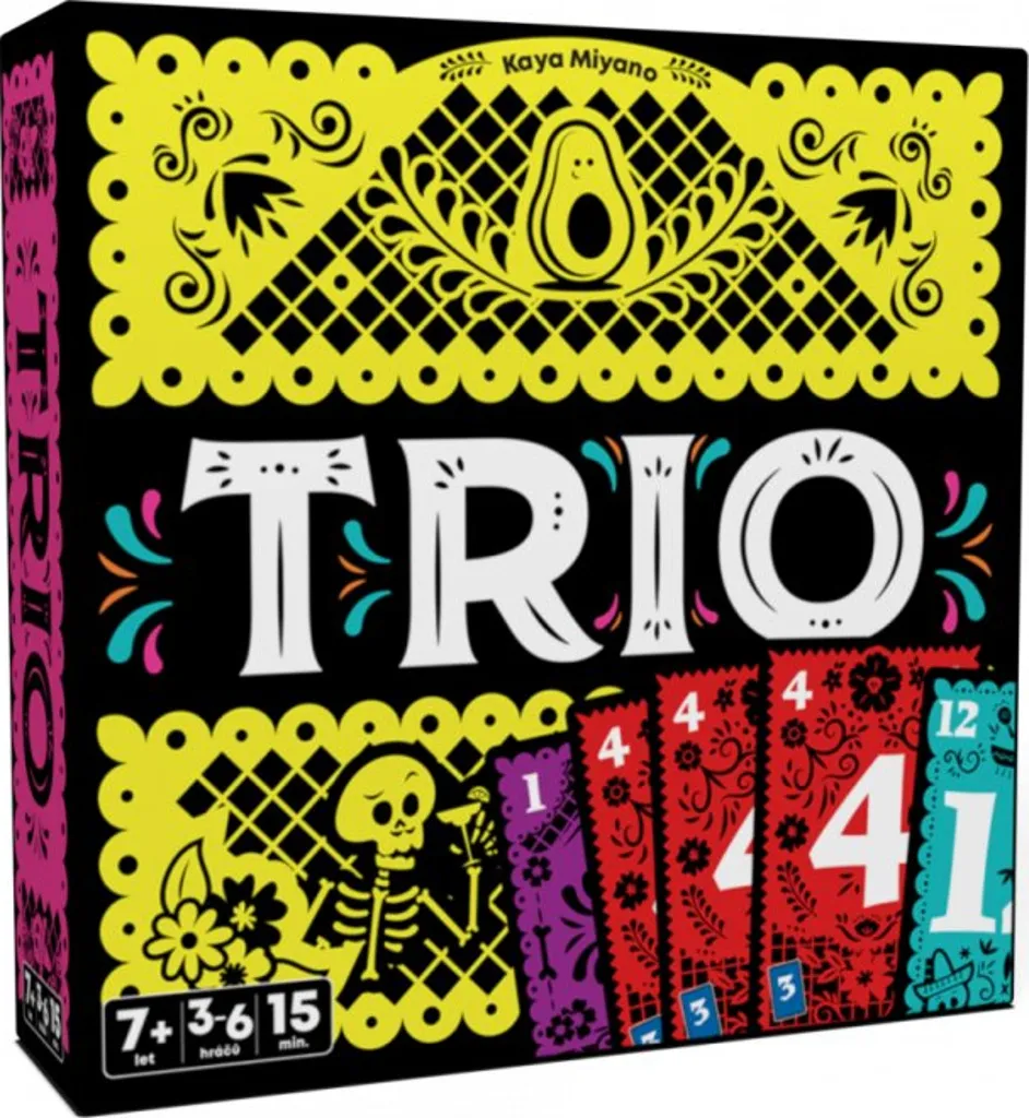 Trio jeu de déduction tchèque - Jeu d'ambiance et de cartes pour la famille