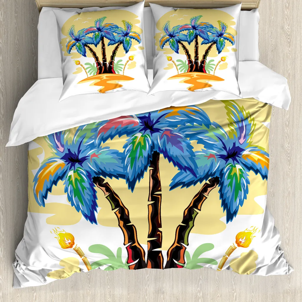 Sunshine Nicole Set Copripiumino King Size 3 Pezzi Con Ricamo Oro - Fronte Velluto Invecchiato, Retro Microfibra, Imbottitura Leggera, Colorato - 3