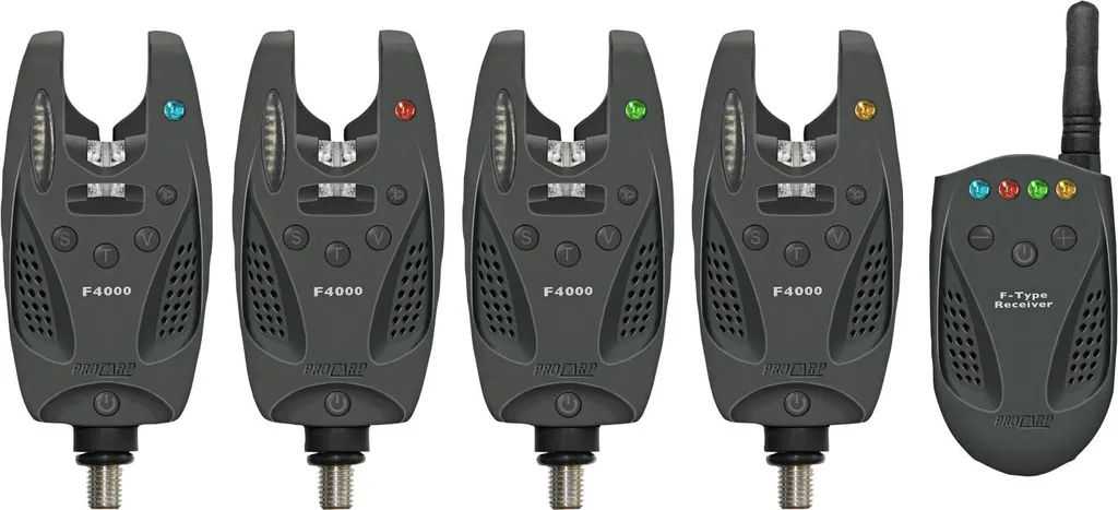 Coffret de détecteurs de touche sans fil carpe CORMORAN F-4000 2+1 led
