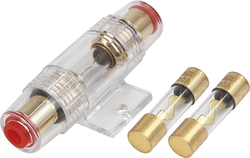 40 Ampere AGU-Sicherung mit AWG In-Line Halter 4 6 8 Gauge für Audio Video Stereo