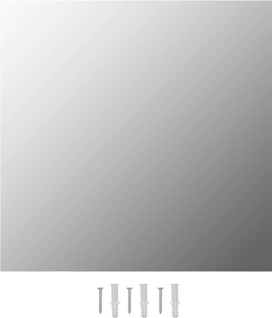 vidaXL Wandspiegel 60 x 60 cm Quadratisch Glas Produktbild 