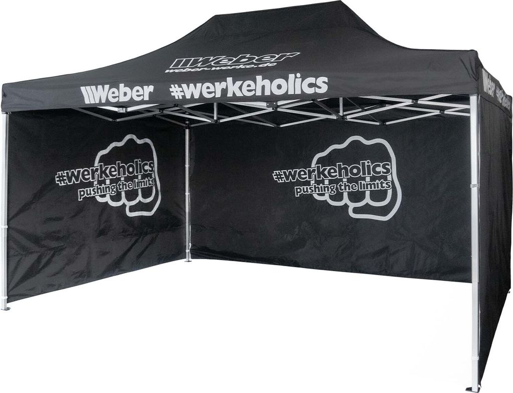 Weber-Werke Easy-Up Pavillon 3×4,5 m (Alu) inkl. 4 Produktbild 