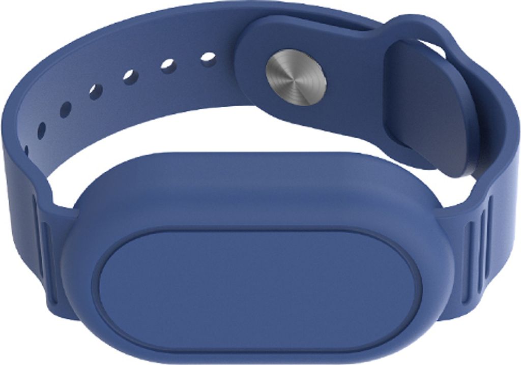INF Schützendes Silikonarmband für Galaxy SmartTag2 Blau