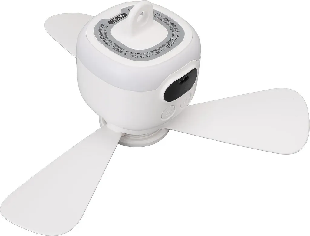 Petit ventilateur de plafond avec lumière LED et télécommande sans fil
