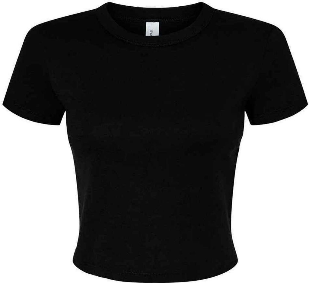 Bella + Canvas - Kurzes Top für Damen RW10077 (46 DE) (Schwarz)