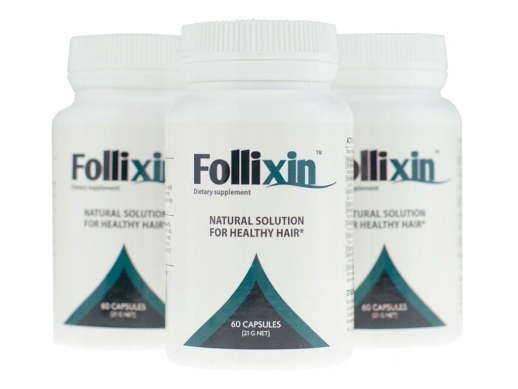 3x Follixin - integratore alimentare 30 capsule Immagine del prodotto 