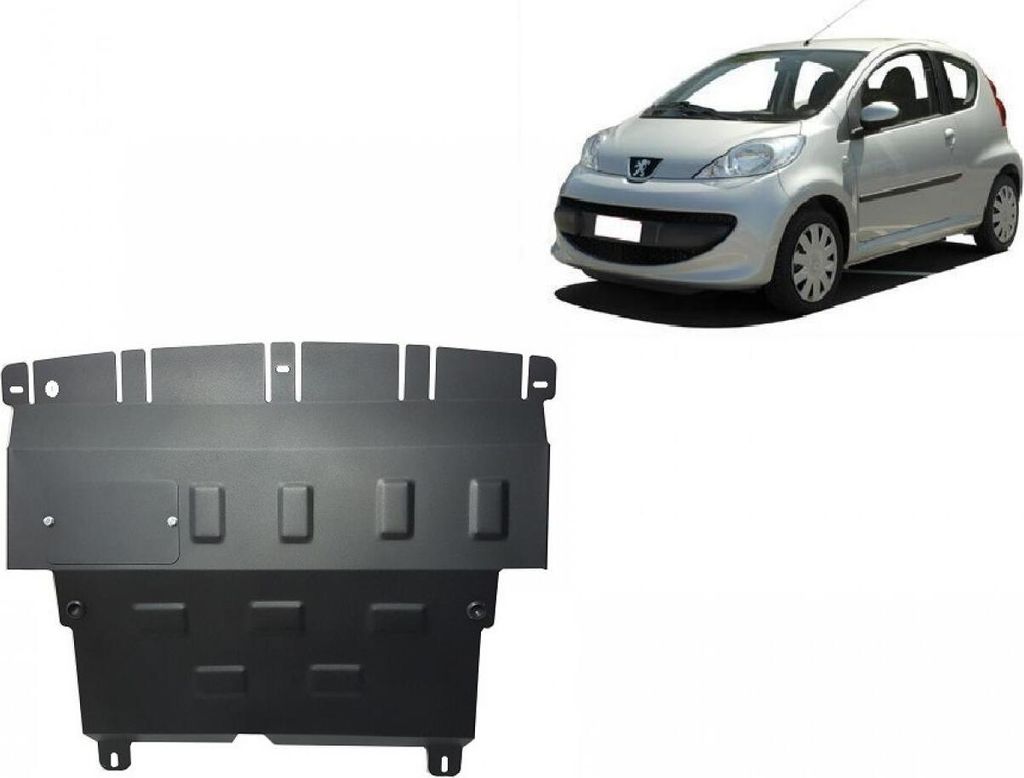 Stahl Unterfahrschutz für Motor Peugeot 107