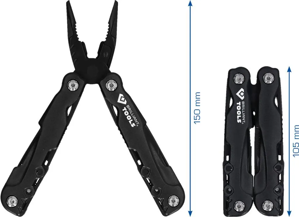BRILLIANT TOOLS Coltello e pinze multifunzione - BT100903